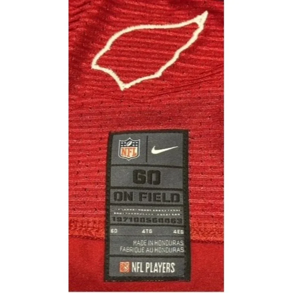 Nike NFL Arizona Cardinals On Field Blank Player Limited Jersey Size 60/ 3XL NEW